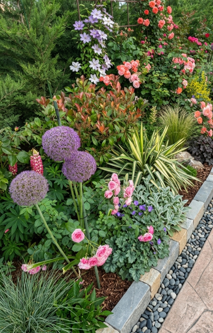 Lush garden setting for private events